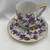 Mitterteich Bavaria 3-Footed Vintage Demitasse Cup & Saucer w/Violets 4 thumbnail