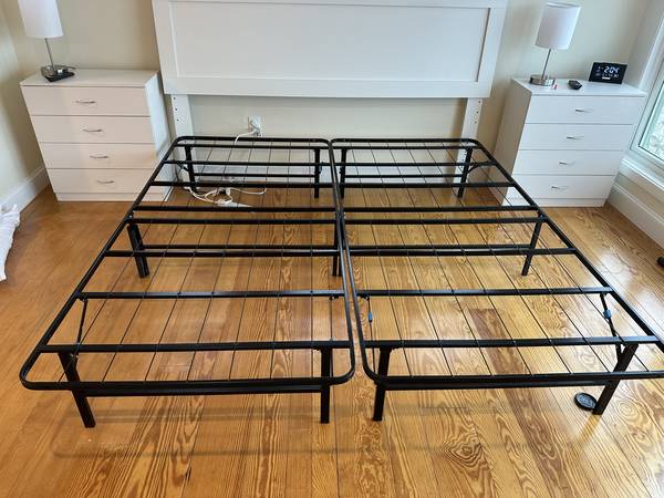 King Bed/2 Twins Foldable 14" Frame, Very Easy Set up 1