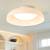 White Flush Mount Ceiling Light 1 thumbnail