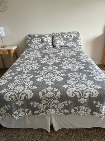 Bedspread King Size Quilt Reversible Cotton Set 1