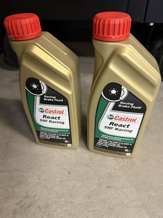 Castrol SRF Racing Brake Fluid 1 Liter - TWO CONTAINERS *BRAND NEW 1