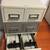 Vintage Metal Index Card Holder, Double Drawer - Lot of 3 5 thumbnail