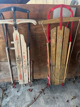 Vintage sleds -2 1