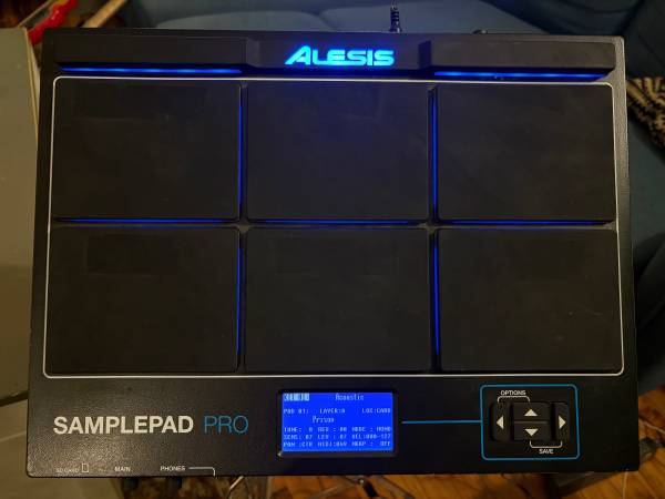 Alesis Samplepad Pro Drum Sampler with Stand - musical