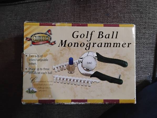 Golf Ball Monogrammer 1