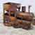 /// VTG RAINBOW COPPER METAL TRAIN ENGINE SCULPTURE  VOTIVE HOLDER \\\ 1 thumbnail