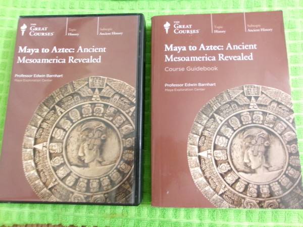 *GREAT COURSE: Maya to Aztec: Ancient Mesoamerica 8 CDs and Guidebook 1