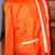 1960's  Mod Orange windbreaker with two white Stripes white Zippers 5 thumbnail