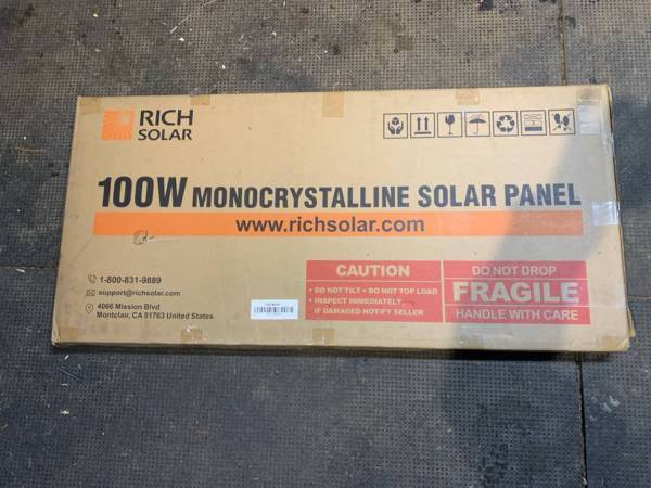 100W solar panel (unopened) 1