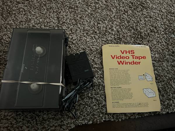 Vintage Realistic Portable VHS Winder 1