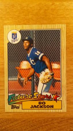 BASEBALL CARD BO JACKSON TOPPS 1