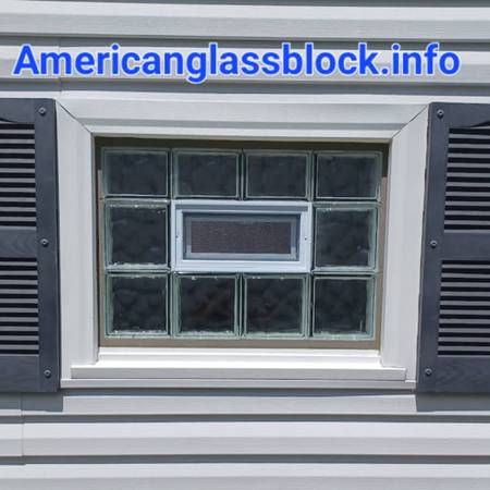 ENERGY SAVING 4 Glass Block Basement Windows with 1 Free Vent 1