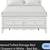 Upolstered Tuffed Storage Bed Set ‘Queen’ 3 thumbnail