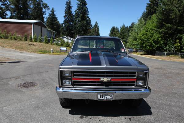 1986 Chevrolet K-10 Shortbox 4x4 - $29,885 (Puyallup)63623005305731122