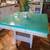 Beautiful teal color table with extension 4 thumbnail