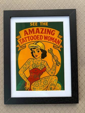 "The Amazing Tattooed Woman" Print 1