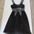 Women's Size 6 Black With Bow Dress 1 thumbnail