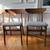 Set of 4 custom refinished teak Mid-Century Modern dining chairs 2 thumbnail