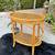Boho Chic Bamboo Rattan Bar Serving Removable Tray Cart 1 thumbnail