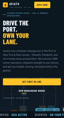 CDL A COMPANY DRIVERS & OWNER OPERATORS - LOCAL PORT - HOME DAILY 1