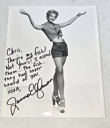 Jenna Elfman Signed & Inscribed / Autographed Photo 1