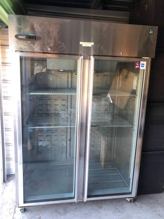Hoshizaki 55" Double Door Glass Refrigerator 1