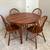 Scandinavian Teak Dining Table and Chairs with extendable Leaves 2 thumbnail