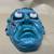 FRANKENSTEIN Kid 8"x10" Hard Plastic Mask Blue Googly Eyed 2 thumbnail