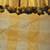 silk drapes for townhouse, yellow and plaid, with tassel fringe 6 thumbnail