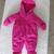New Baby Girls 3/6 Months Pink Snowsuit, Rothschild 1 thumbnail