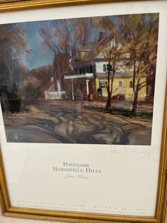 Signed PRINT “Postmark” by local artist/North River Arts Society 1