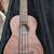 Luna Mahogany Bari-Bass - Satin Natural Ukulele w/ Hard Foam Case 8 thumbnail