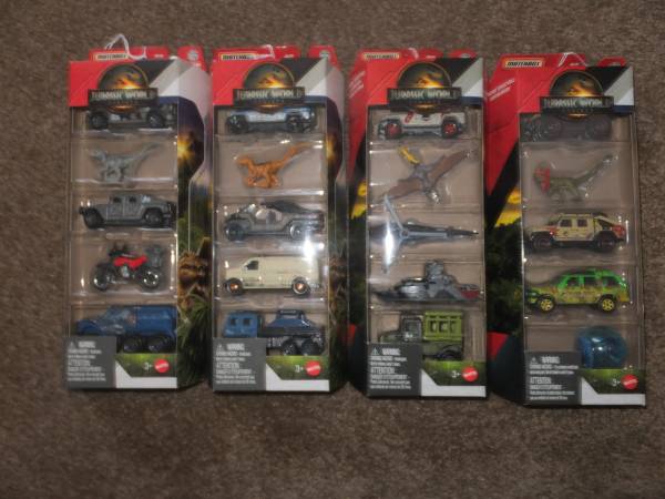 NMIB MATCHBOX and jurassic rb 1