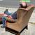 WING BACK CHAIR with OTTOMAN drexel heritage 12 thumbnail