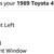 89-95 Toyota Pick Up Truck + 4 RUNNER Manual Window Regulator+Mirror.(NEW) 11 thumbnail