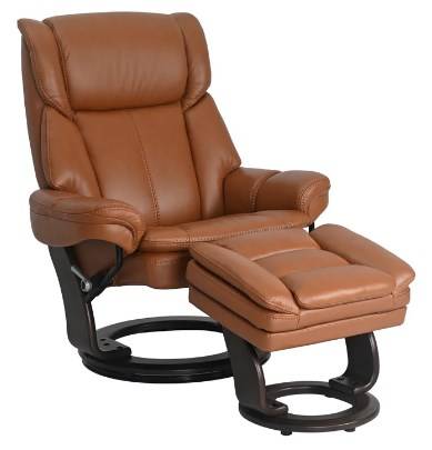 New leather stressfree recliner with storage ottoman - 2 color options 1