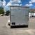 2026 7x16+v-nose Silver SMOOTH SKIN enclosed cargo trailer by R&M 6 thumbnail