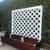 Handmade Wooden Planter Box With Lattice Trellis 1 thumbnail