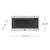 GE GCHK07N1WSS 0.7CF Spacemaker Countertop / Under Cabinet Microwave 3 thumbnail