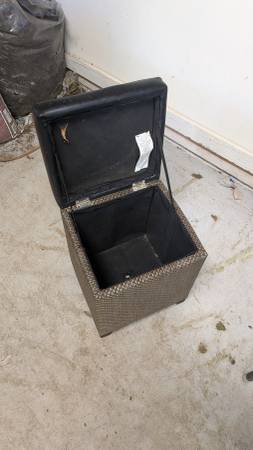Outside Foot Stool and Storage 1