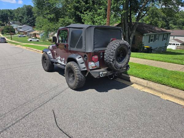 2001 Jeep Wrangler SE - $6,500 (Rose Hill)63487207961475122