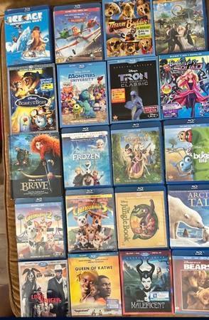 Disney Bluray movies 1