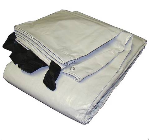 White & Black Reversible Extra Heavy Duty Tarp – Dual-Sided Durable 1