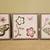Baby / Kid Decorations - Pink/Brown Butterfly Canvas Pictures 1 thumbnail