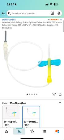 Blood draw supplies 1