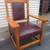 Antique Oak Mission Chair 2 thumbnail
