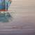 PAINTING Original Oil Canvas. Boats 3 thumbnail