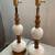 **Pair of Vintage Hobnail Milk Glass & Wood Table Lamps $120 OBO** 1 thumbnail