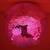 PINK MIRRORED-COVERED GLASS MUSHROOM #1 2 thumbnail