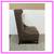 California Sofa Custom Wingback Chair 7 thumbnail